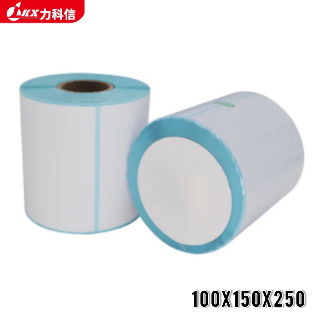 Kertas Resi Label Thermal Barcode Roll A6 100x150mm isi 500 Pcs