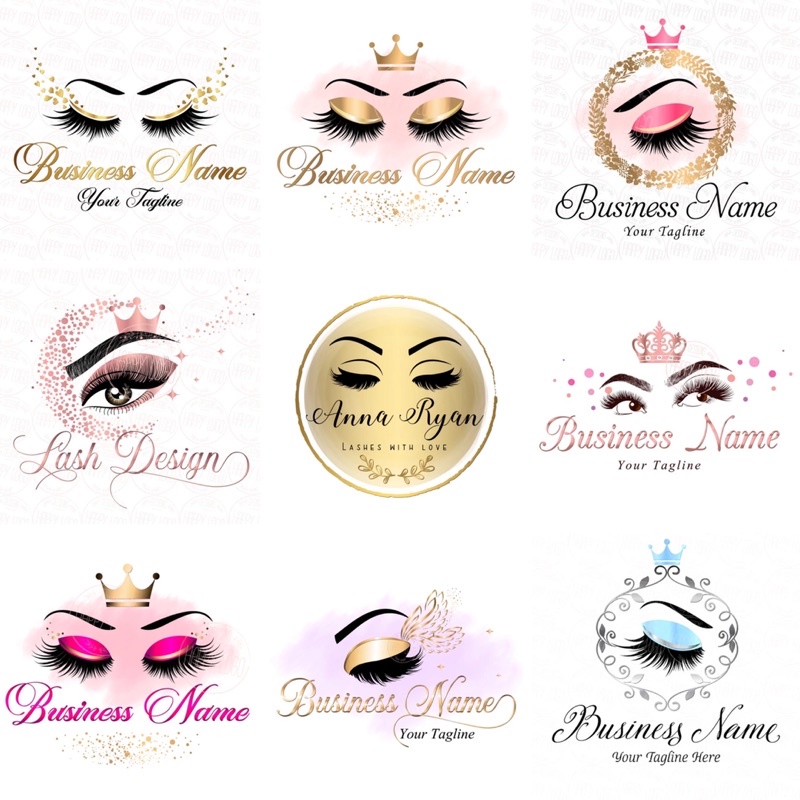 

(DRAN CROWN EYELASH 2) JASA PEMBUATAN DESAIN LOGO OLSHOP USAHA BISNIS MURAH UNIK AESTHETICS