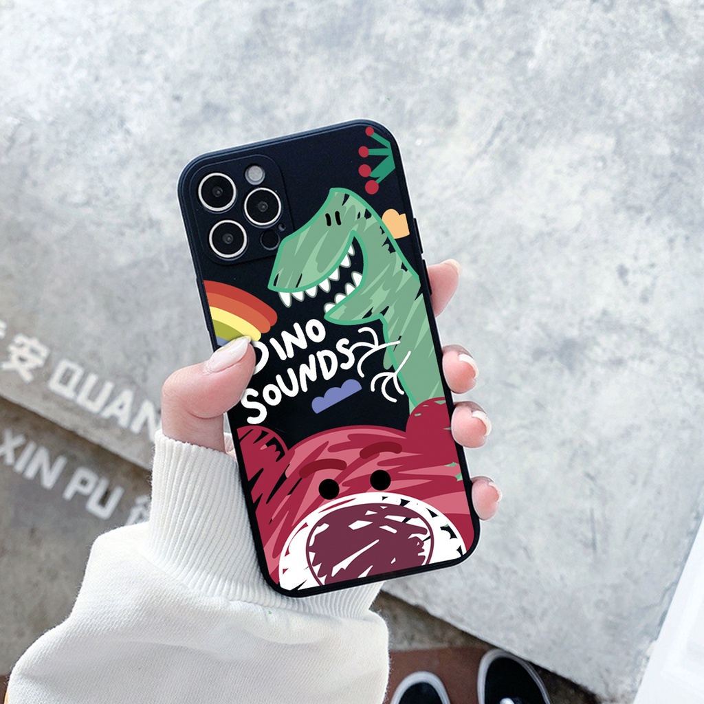 Soft Case Silikon Motif Dino untuk REALME 9 PRO 9 4G 9i 5 5 PRO 8i C11 C12 C15 C2 C20 C30 C31 C35 NARZO 50a 50A PRIME 50i 2020 2021 20 30A 7i C21 C21y C17 C25y 8 8 5G