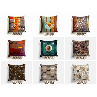 Sarung Bantal Kursi Sofa Travel Motif Coffe 40x40cm Sarung Bantal Kursi Sofa Travel Motif Coffe 40x40cm