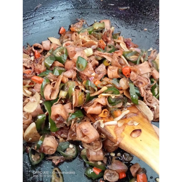 Sambal Sambel Baby cumi asin cabe hijau