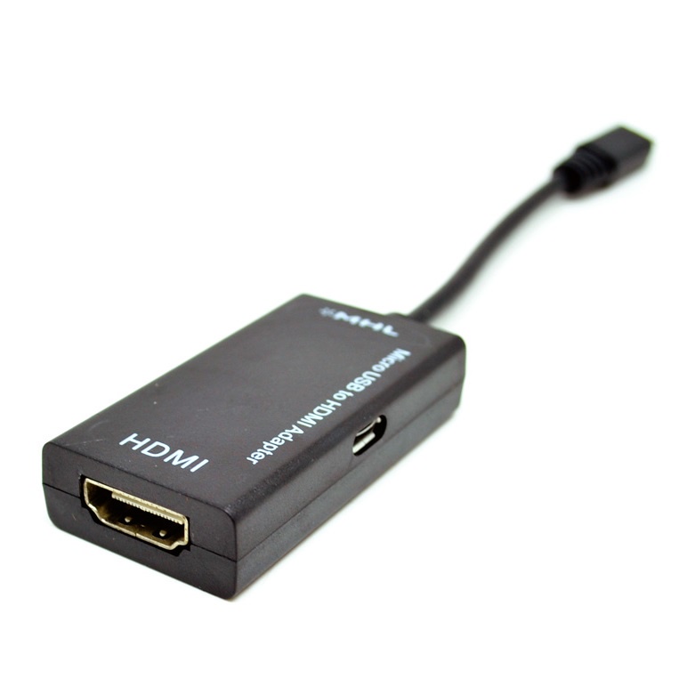 Adapter Micro USB ke HDMI - MHL01 - Black