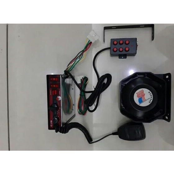 Toa Sirine & Amplifier 200 Watt Buat Mobil