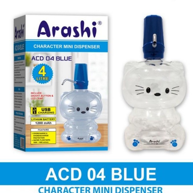 Pompa Galon Mini Arashi / Pompa Galon Karakter Galon Air kecil 2 liter