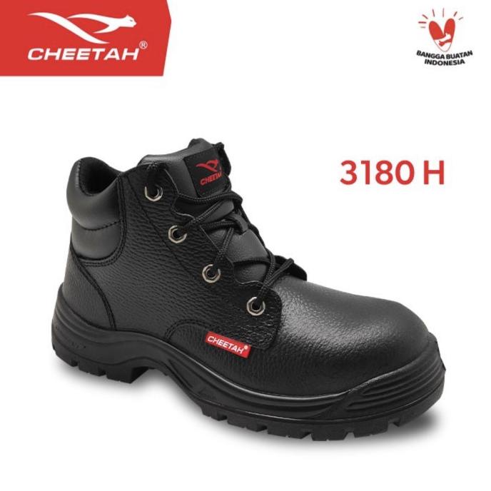 safety shoes cheetah 3180h  sepatu safety chetah 3180 h murah ori