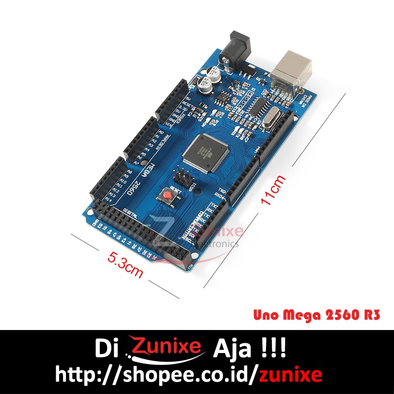 MEGA 2560 R3 CH340 COMPATIBLE BOARD PLUS CABLE