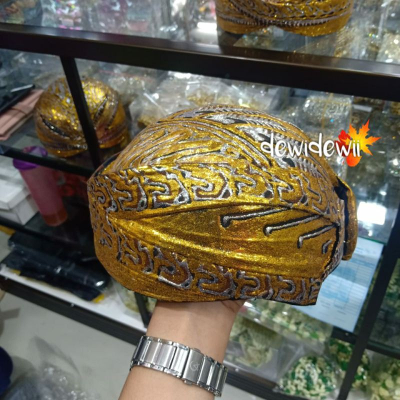 Blangkon Pengantin, SoLo Prodo full Gold