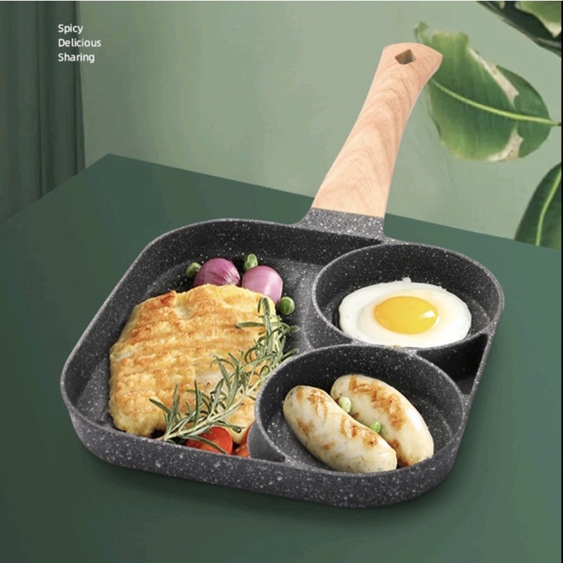 [ Suggo ] Cetakan Telor/ Telur Wajan Pancake / Omelette Pan / Round Omellete Egg Pan / Burger Egg Grill (ANTI LENGKET)