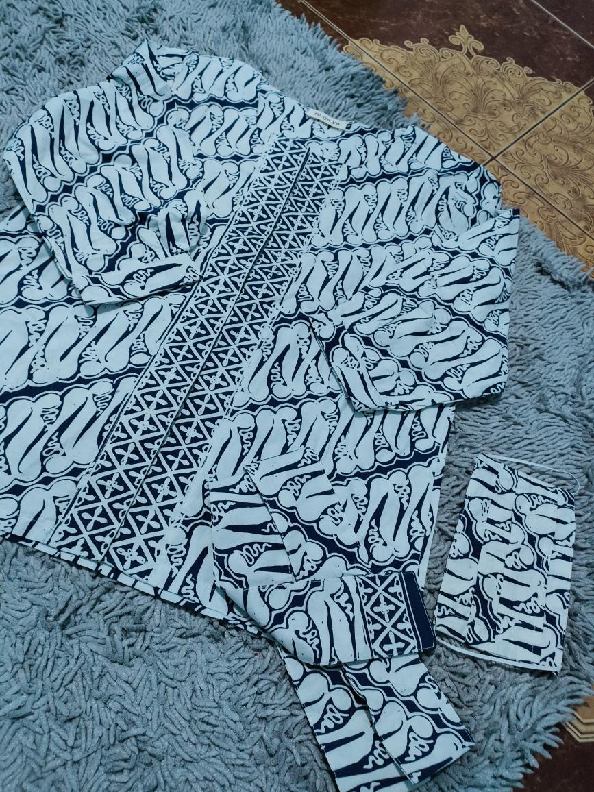 Nigaya Batik | Diana Top | Batik Wanita Atasan | Batik Modern Lengan Panjang | Batik Wanita Premium