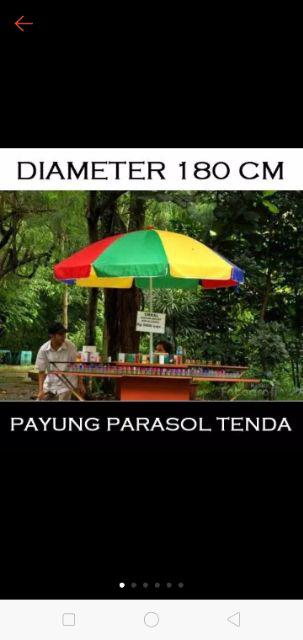 Payung Cafe Pantai Jualan - Payung Tenda Parasol 180cm