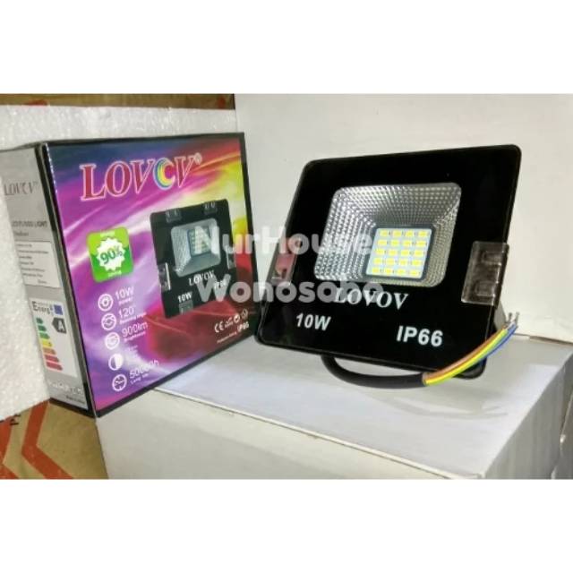 lampu sorot taman led 10 watt lovov lampu banner