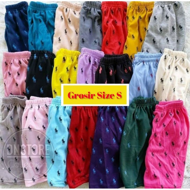 Grosir Celana Pendek Anak Laki Laki Kolor Polo 1-3Tahun [ Size S ]