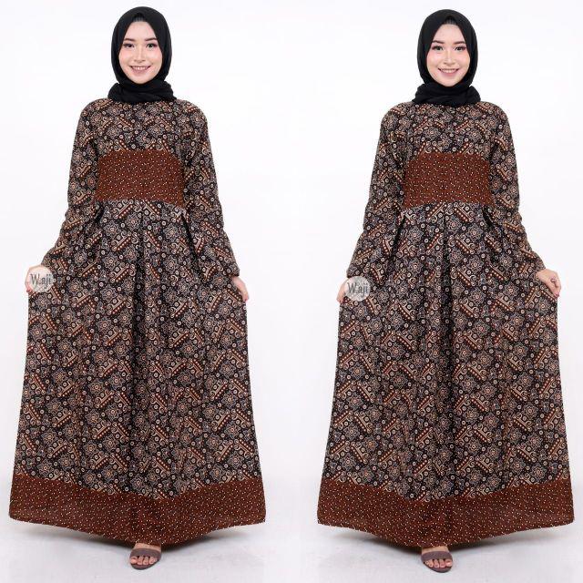 Couple Batik Keluarga Terbaru Sania Ruffle Batik Couple Ori Ndoro Jowi Dnt Garansi Termurah Mataram