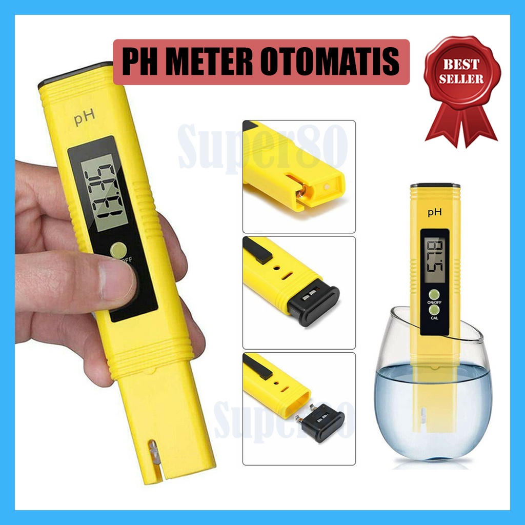 PH Meter Digital Tester Pengukur Keasaman Air Alat Ukur Asam Basa