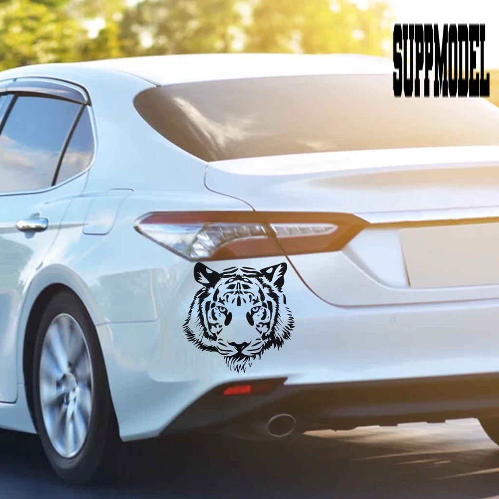 Stiker Decal Motif Harimau Untuk Dekorasi Mobil