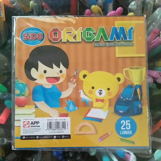 

Keras ORIGAMI SIDU 14x14 (25 lembar)