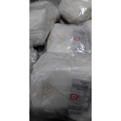 Masker Duckbill Garis Warna Putih (Isi 25/50pcs)