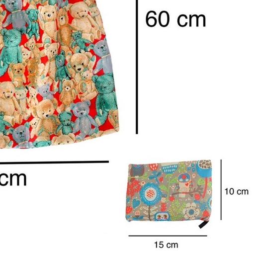 ✻ Tas belanja lipat jumbo import tote shopping bag wanita animal edition ☺