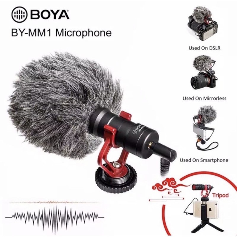 BOYA BY-MM1 Universal Cardioid Microphone - Mic BOYA BY-MM1 Shotgun