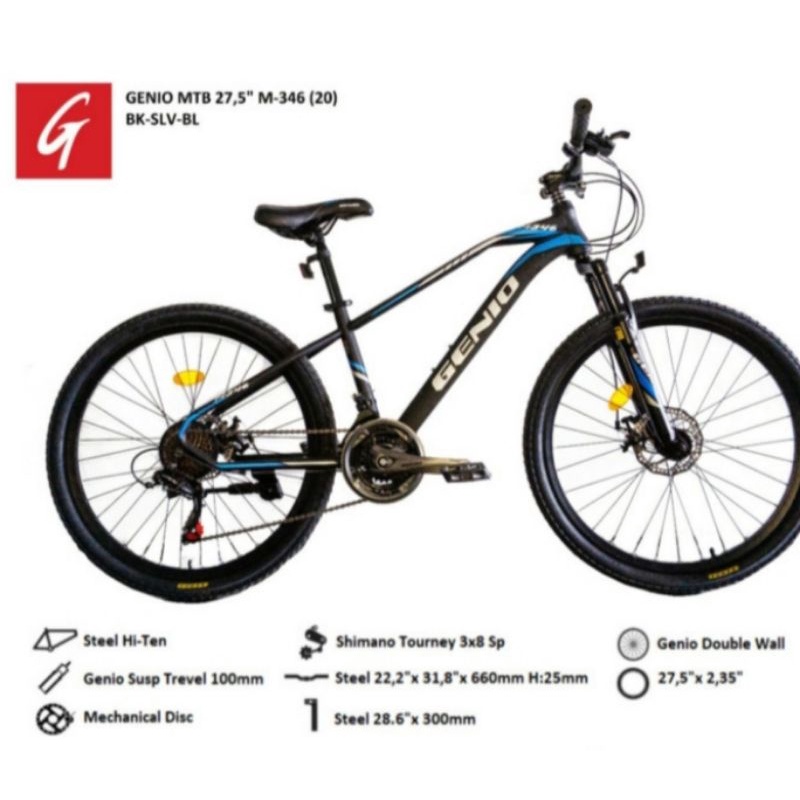 Sepeda Gunung /MTB Genio 27.5 M-346