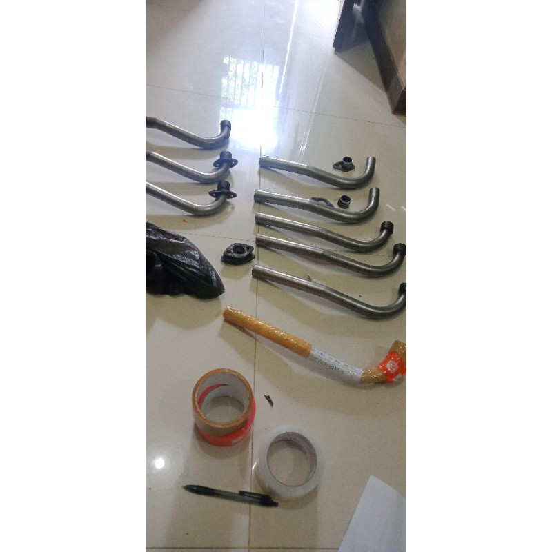 Leher Kenalpot Standard Grand Supra C70 Kharisma Revo Jupiter Vega Cripton Win Shogun Smash Supra125-5