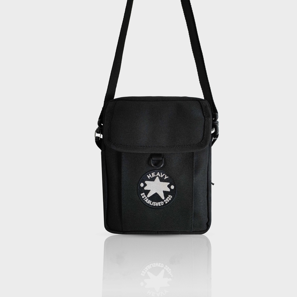 Slingbag Heavy Black Original - Tas Pria - Tas Selempang Pria Cross Body Bag Crowd