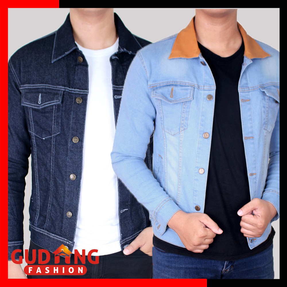 Jaket Jeans Polos - Premium Quality (COMB)