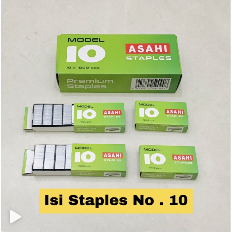 Isi Staples Kecil No 10 / Refill Stapler No. 10 / Isi Hakter Asahi