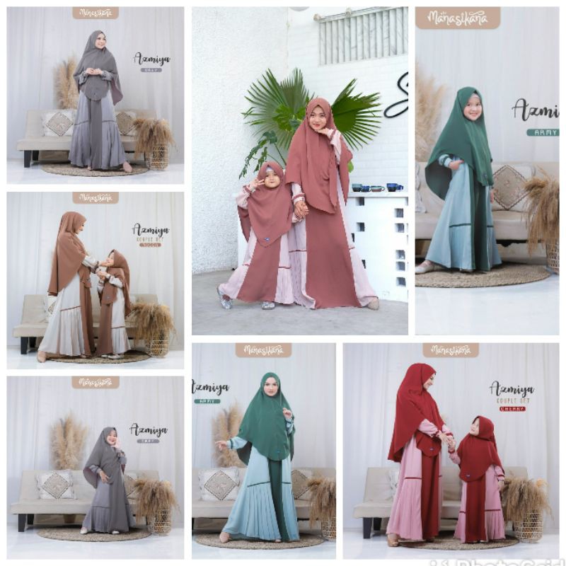 FAMSET AZMY-AZMIYA COUPLE IBU ANAK BY MANASIKANA