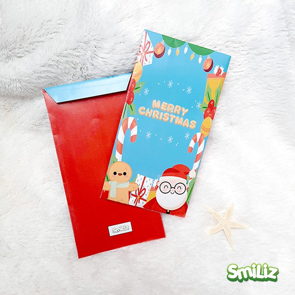 

Amplop Angpao Natal Christmas, Santa Claus unik dan lucu | AC102