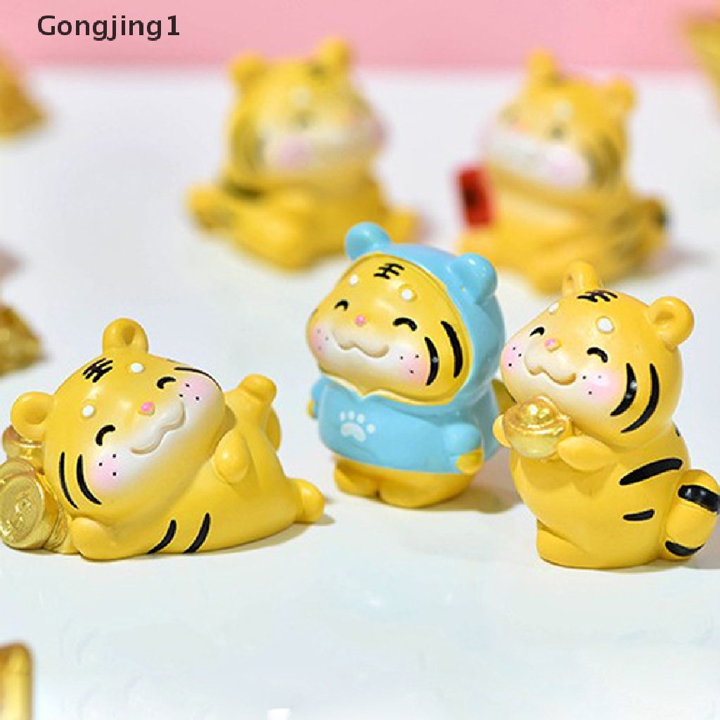 Gongjing1 Miniatur Harimau Untuk Dekorasi Taman Minifairy Gardenkerajinan DIY