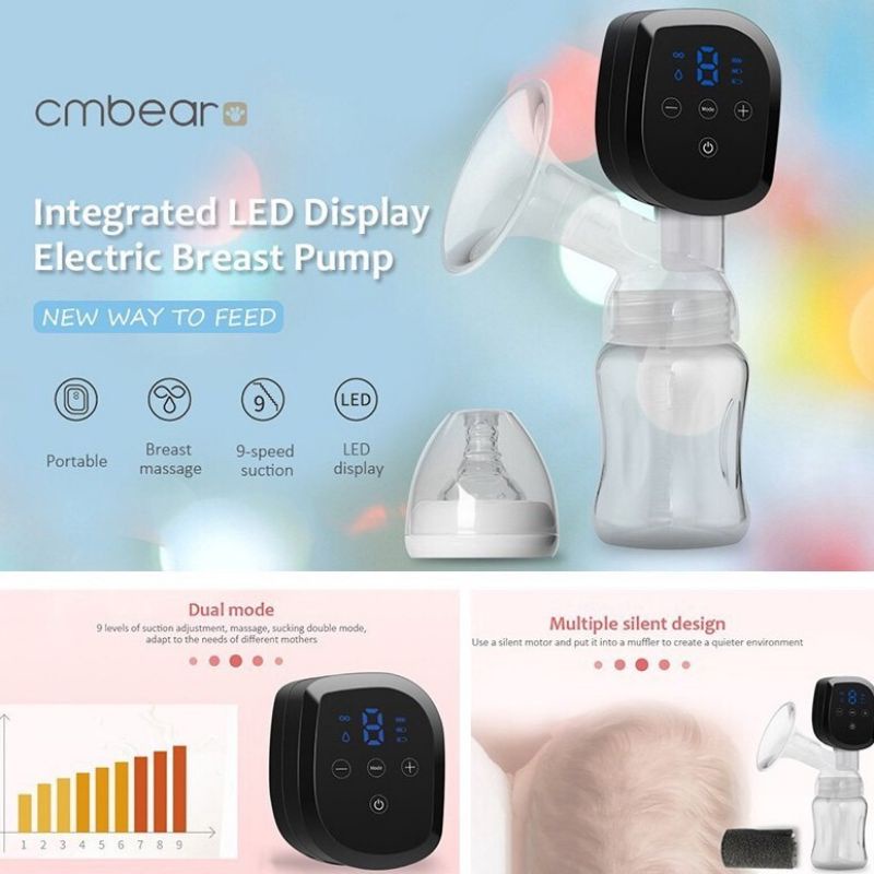 pompa asi recharger breast pump elektrik