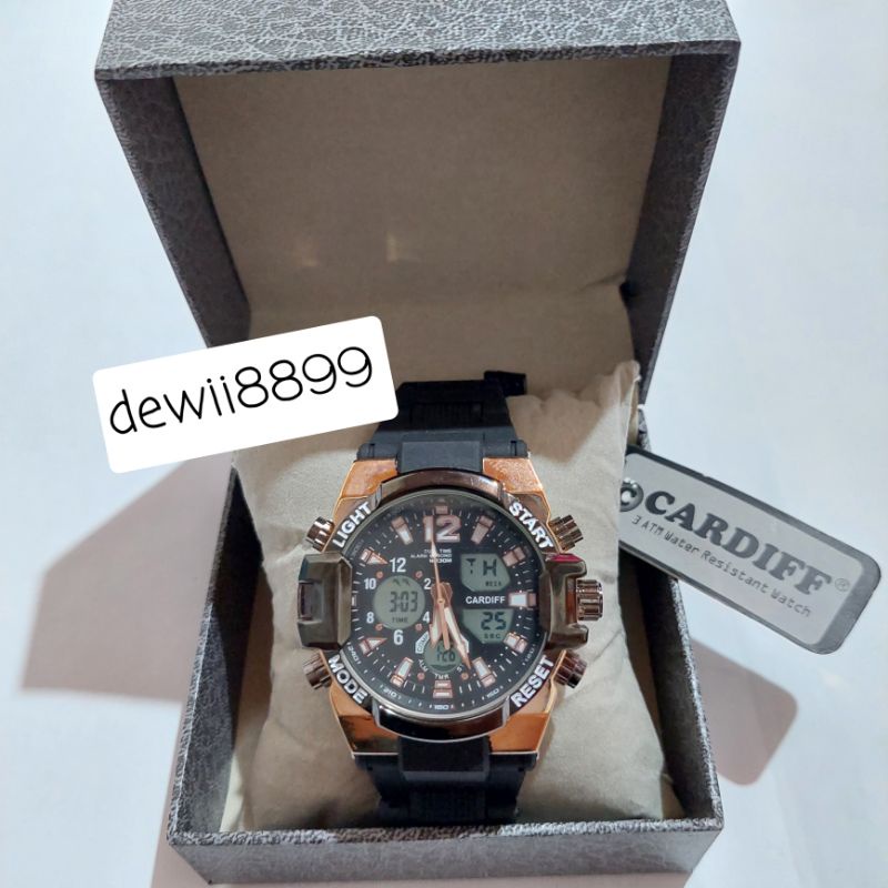 JAM TANGAN CARDIFF 1355 ANALOG DIGITAL