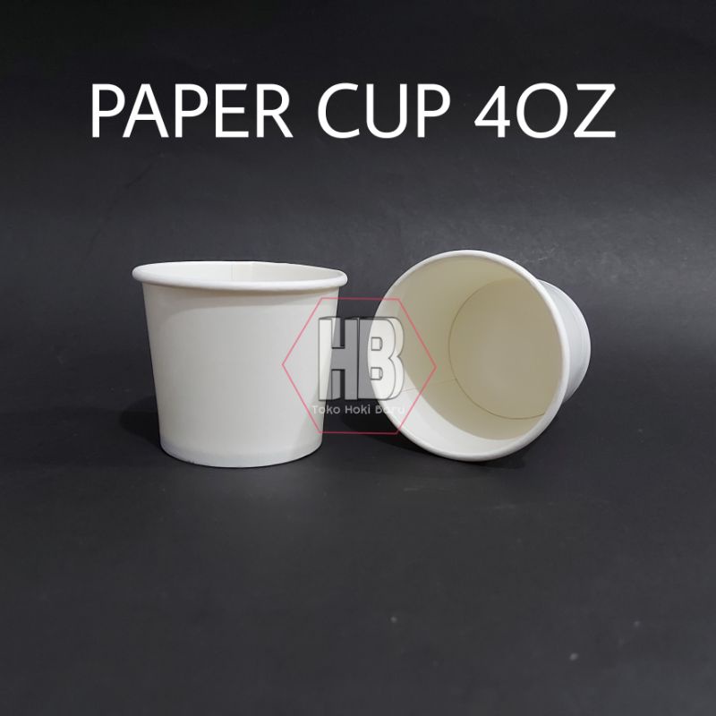 [50 Pcs] Paper Cup 4oz
