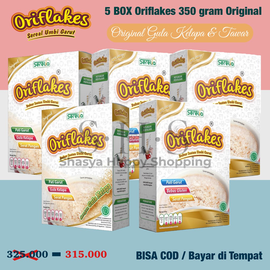 

(5 box) Oriflakes Original 350 gram Bisa COD