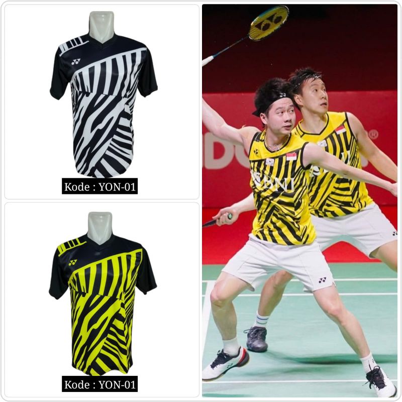 [ NEW ] Kaos Badminton Jersey Bulutangkis Kevin Gideon Minion Printing