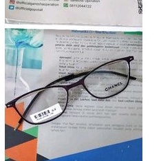 kacamata minus bentuk oval kecil