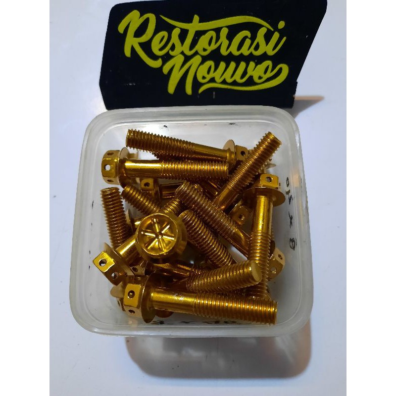 Baut sok belakang nouvo gold baut probolt sok belakang ke arm baut arm nouvo gold probolt satuan