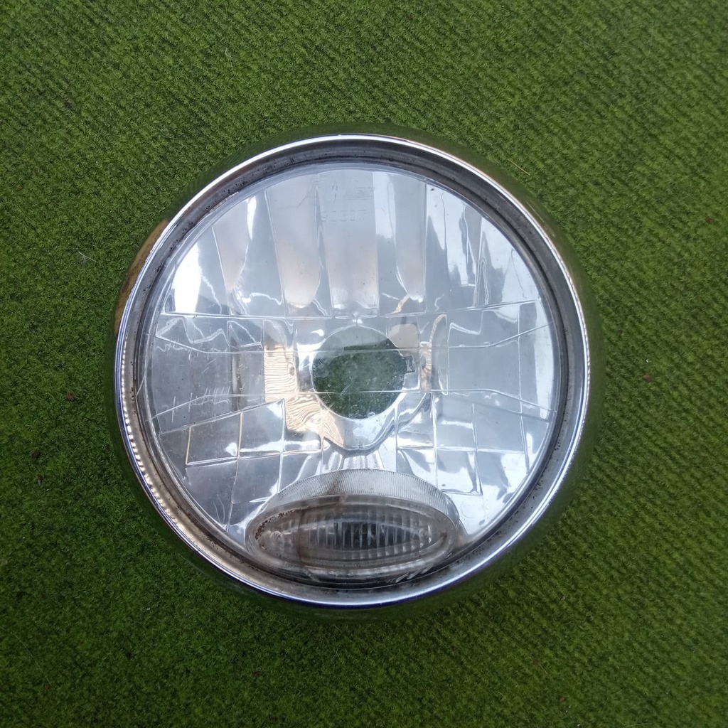 Headlamp lampu depan Yamaha RX KING 135 bulat Vixion lama original copotan motor murah ori