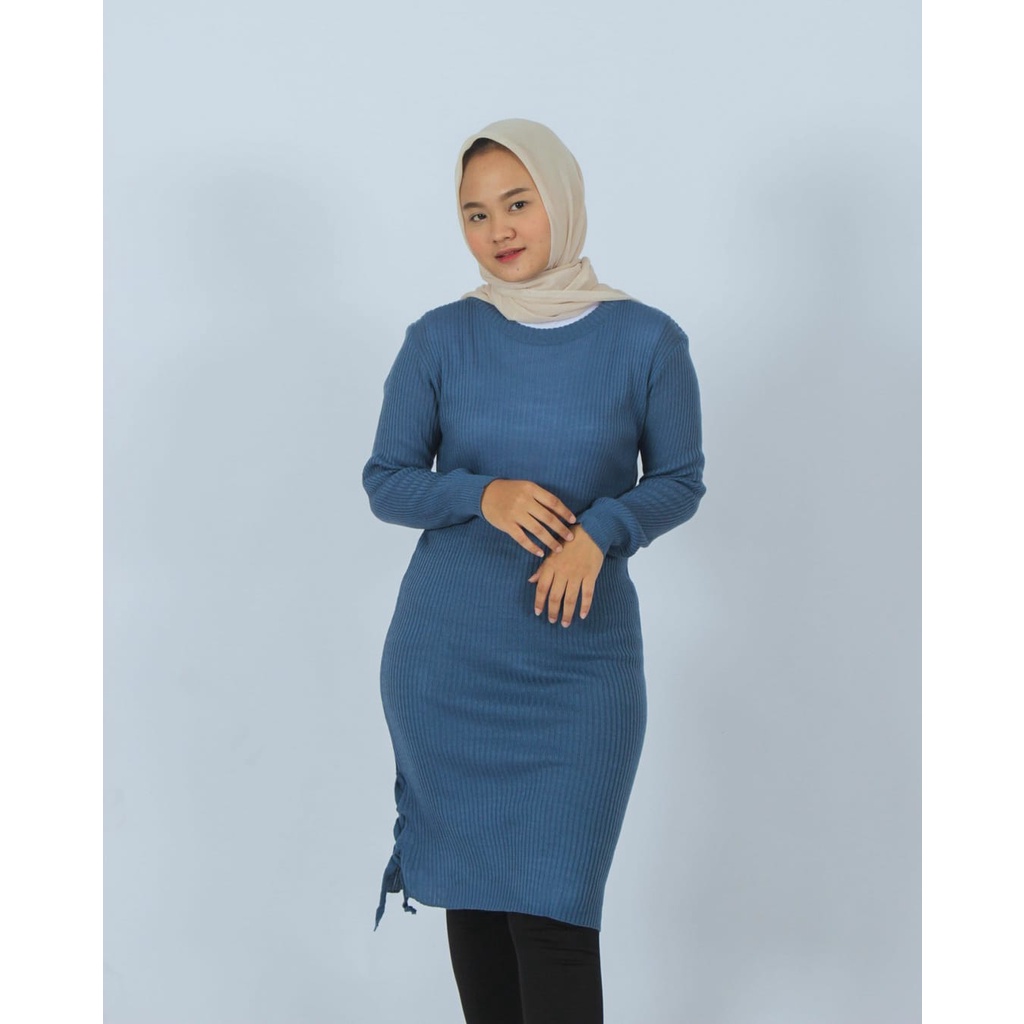 Atasan Muslim Wanita Rajut CLARISSA TUNIK-6