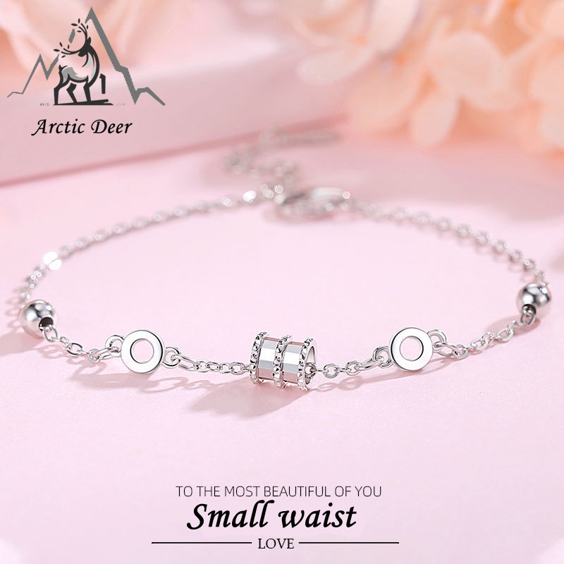 Gelang Sterling silver S925  (Garansi  2  Tahun) Fashion dan manis Bracelet Fashion and sweet perak asli S925 Original Arctic Deer