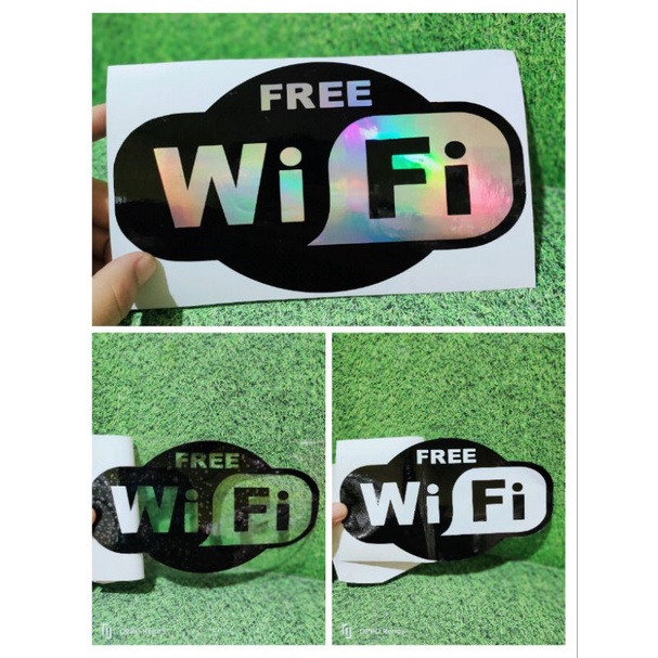 Sticker FREE WI FI STIKER CUTTING