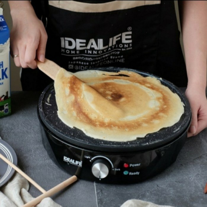 

Pembuat Crepe & Panggangan - IDEALIFE IL 205 2in1 Crepe Maker & Grill