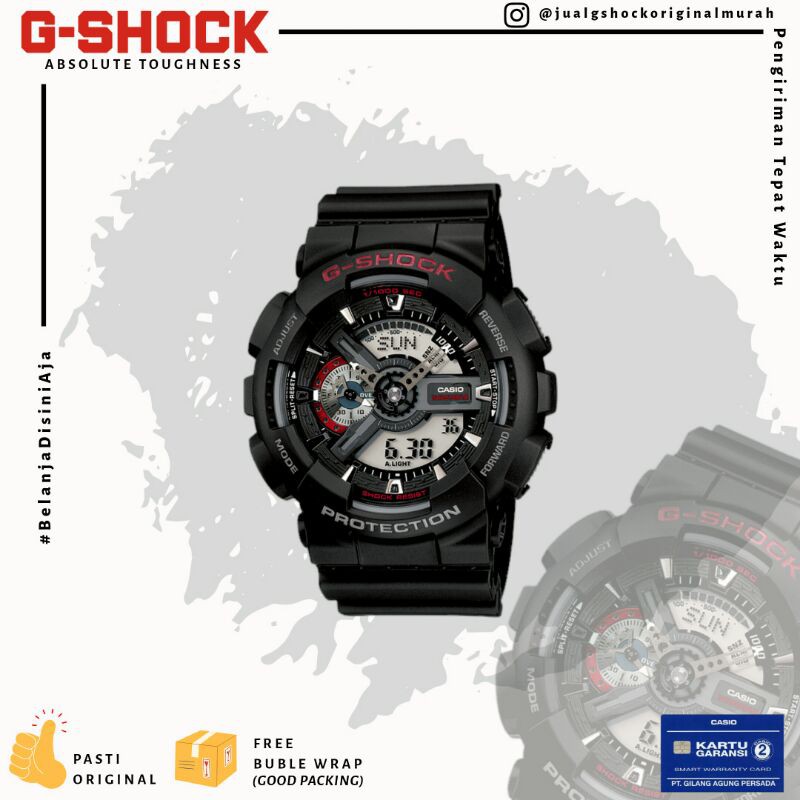 Jam Tangan Casio G-Shock GA-110-1A / GA-110-1B Original
