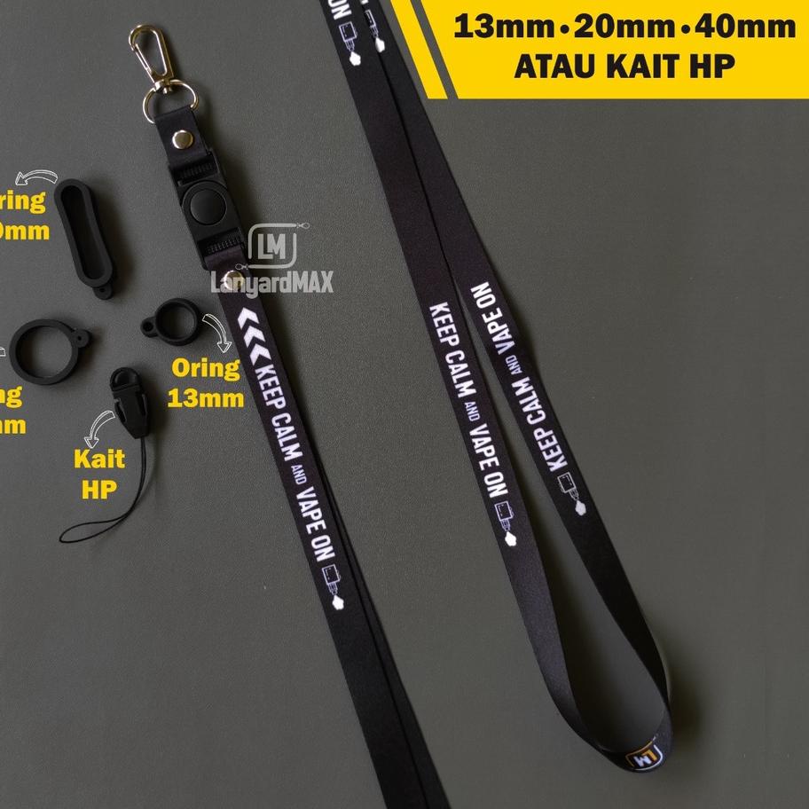 

ㄹ Lanyard Keep Calm Vp On by LanyardMax 1,5cm ㊩