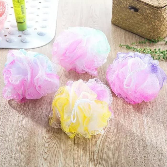 Bath Sponge Model Labu Bath Spons Mandi LABU Bath Hall Spon Mandi Shower Puff / Rainbow