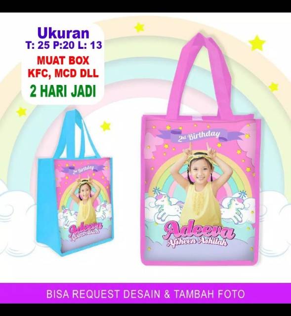 

Tas Ulang Tahun - Goodie Bag Custom - Tas Lebaran
