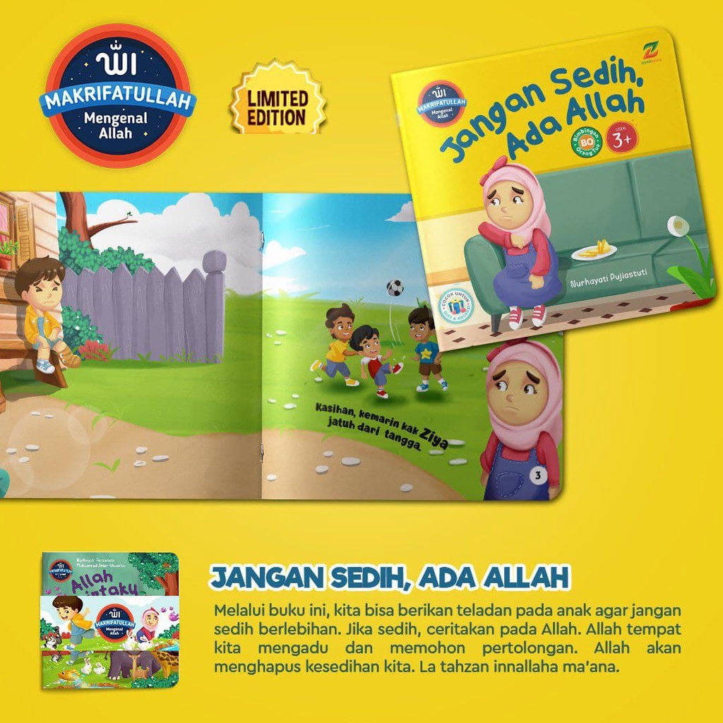 Buku Anak : Makrifatullah (Mengenal Allah) 1 Set 5 Buku