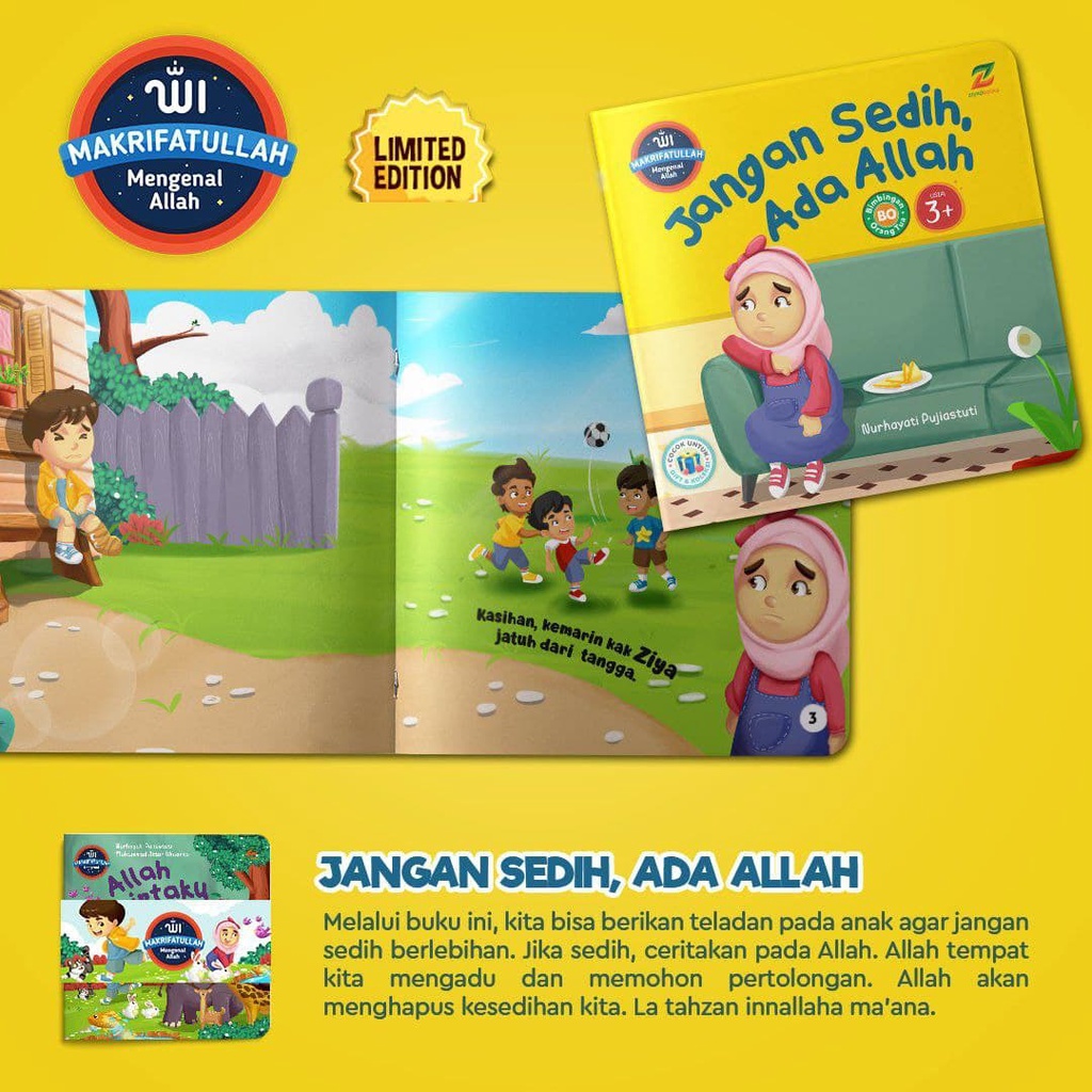 Buku Anak : Makrifatullah (Mengenal Allah) 1 Set 5 Buku