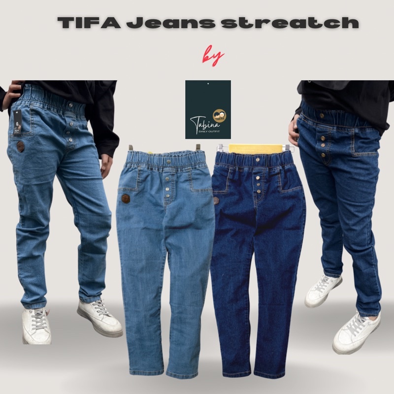 Celana Jeans Panjang Anak Perempuan Tabina Seri Tifa ukuran Anak hingga Remaja